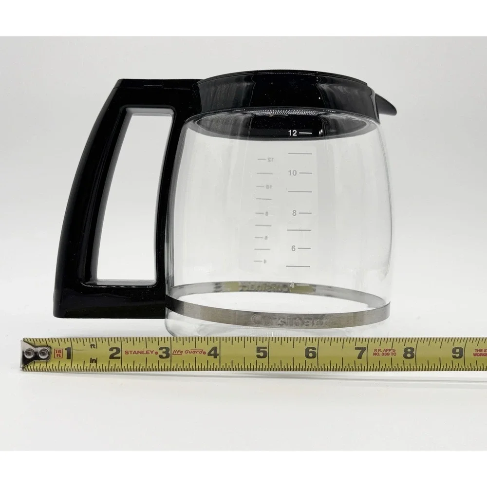 Cuisinart 12-Cup Glass Coffee Carafe Replacement Pot Drip-Free Decanter